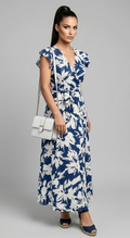 Elvira | Vestido largo con estampado floral