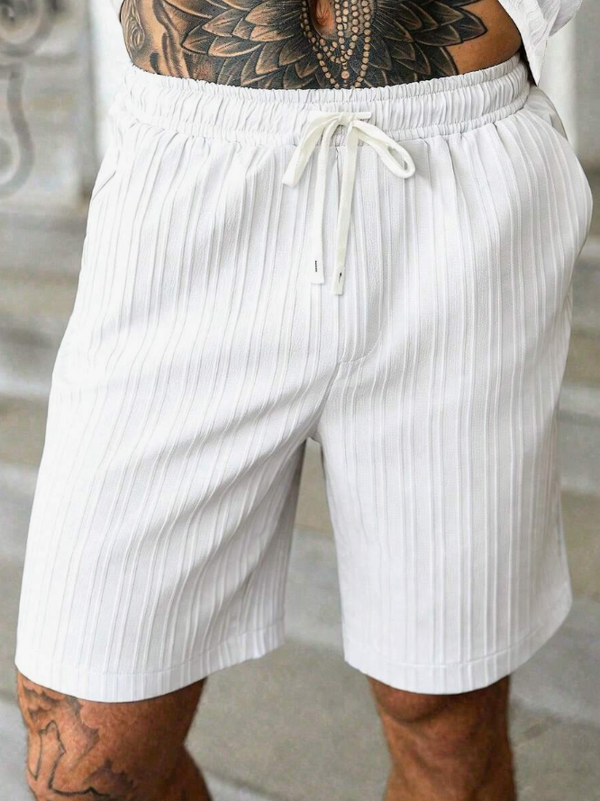 Conjunto Casual Hombre - Camisa y Short Texturizados
